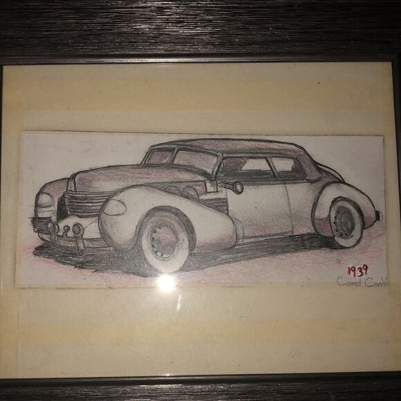 Wall Art Antique Car 1939 - Picture 2 of 6